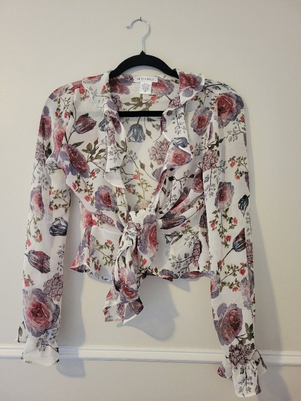 Flirty Floral Blouse